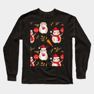 Guinea pigs Christmas Party Long Sleeve T-Shirt